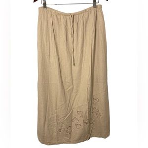 Notations Linen Rayon Skirt XL